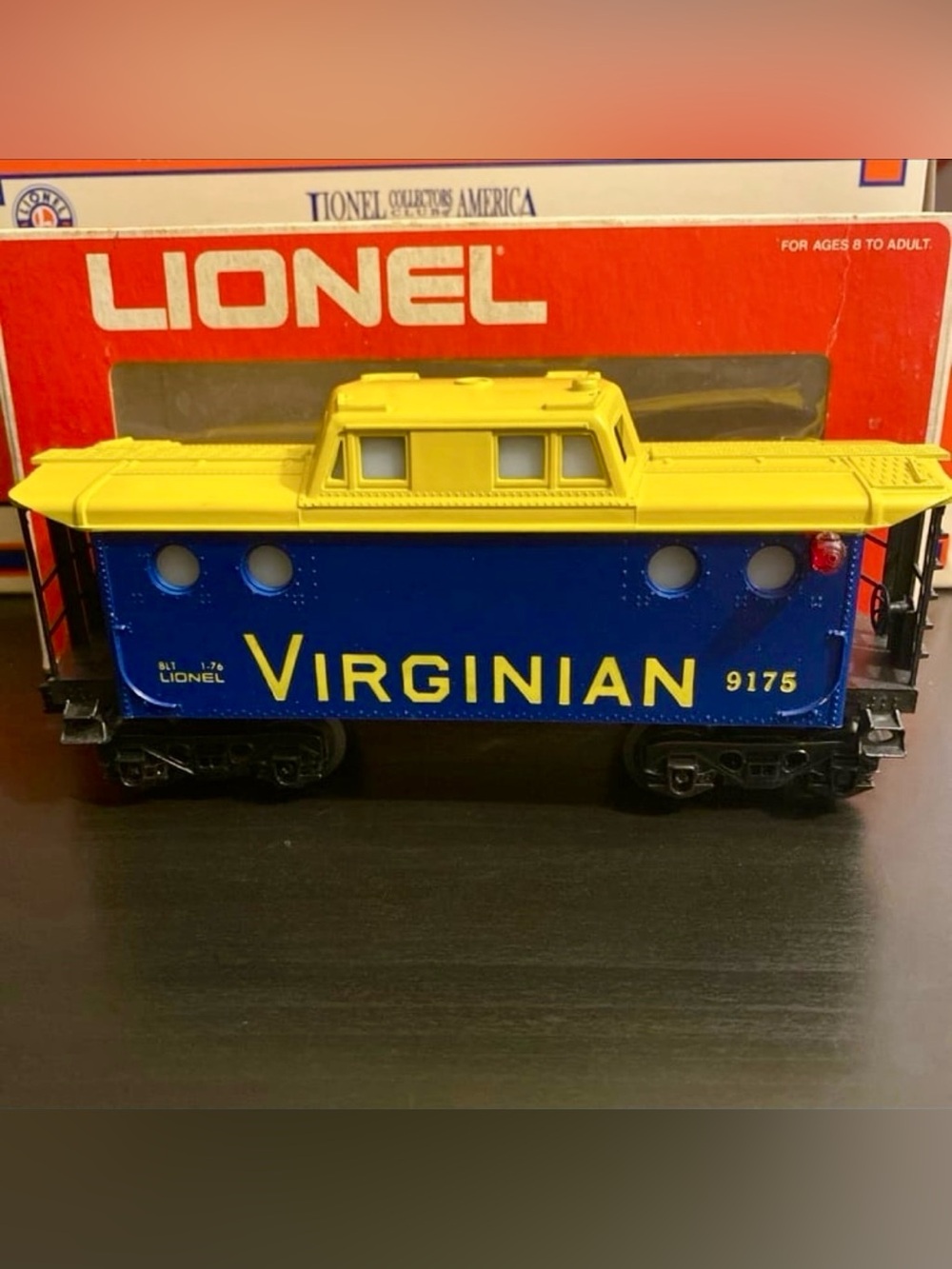 Lionel Train Virginian Lighted Caboose